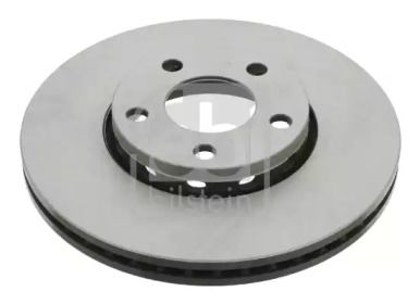 Вентилируемый передний тормозной диск на Ауди A4 Б6 Febi 08352.