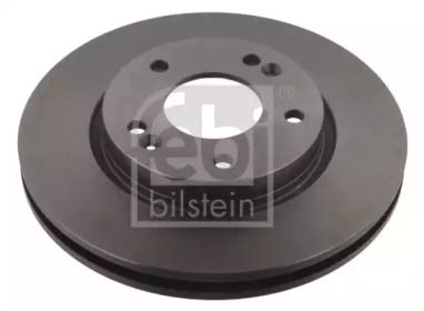 Вентильований передній гальмівний диск на Hyundai Elantra 5 Febi 32688.