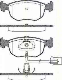 Гальмівні колодки на Ford Scorpio  Triscan 8110 10504.