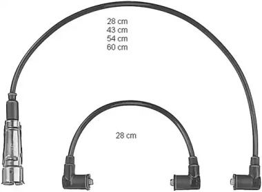Високовольтні дроти запалювання Beru ZE590.