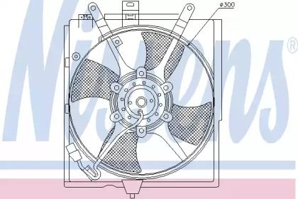 Вентилятор охлаждения радиатора на Вольво С40  Nissens 85298.