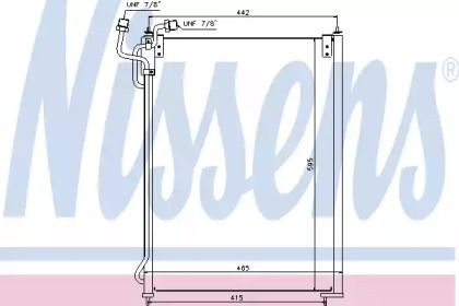 Радіатор кондиціонера Nissens 940180.