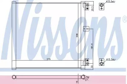 Радіатор кондиціонера Nissens 940704.