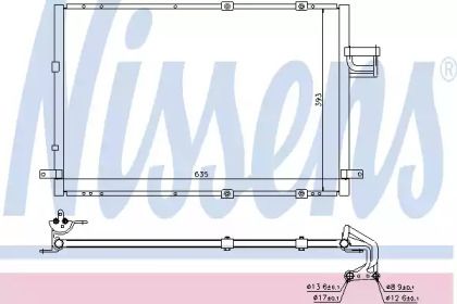 Радиатор кондиционера Nissens 94637.