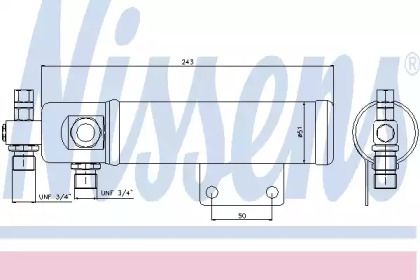 Осушувач, кондиціонер Nissens 95493.