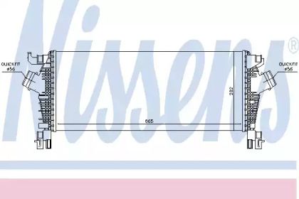 Интеркулер на Опель Астра  Nissens 96463.