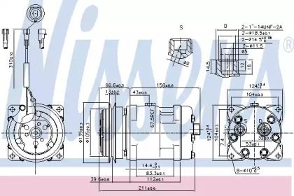 Компресор кондиціонера Nissens 89220.