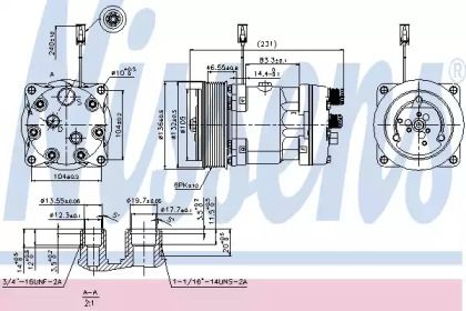 Компресор кондиціонера Nissens 89410.