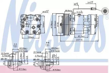 Компресор кондиціонера Nissens 89411.