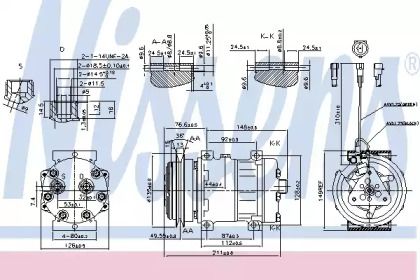 Компресор кондиціонера Nissens 89469.