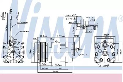 Компресор кондиціонера Nissens 89470.