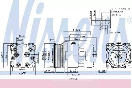 Компресор кондиціонера Nissens 89857.