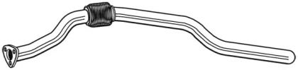 Приемная труба глушителя на Audi A4 B5 Walker 02962.