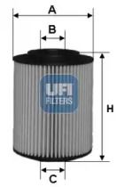 Масляный фильтр на Hyundai I30  Ufi 25.075.00.