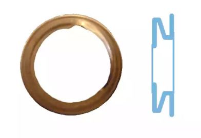 Уплотнительное кольцо, резьбовая пробка маслосливн. отверст. Corteco 005593S.
