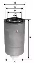 Паливний фільтр Sofima S 3H2O NR.