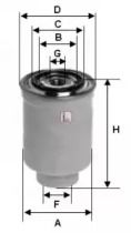 Топливный фильтр на Киа Соренто 1 Sofima S 4443 NR.