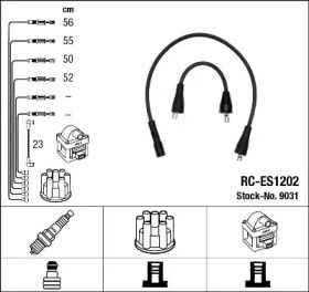 Высоковольтные провода зажигания NGK 9031.