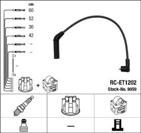 Высоковольтные провода зажигания NGK 9059.