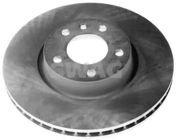 Вентилируемый передний тормозной диск на Опель Сенатор  Swag 40 90 4848.