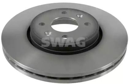 Вентильований передній гальмівний диск Swag 60 91 9923.