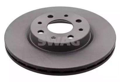 Вентилируемый передний тормозной диск на Fiat Brava  Swag 70 91 0617.