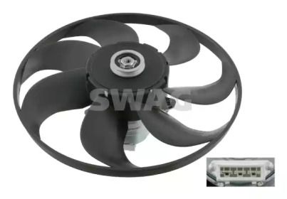 Вентилятор охлаждения радиатора на Volkswagen Passat  Swag 99 91 4848.