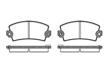 Передние тормозные колодки на Peugeot 305  Roadhouse 2021.06.