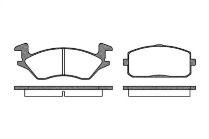 Переднї гальмівні колодки на Toyota Starlet  Roadhouse 2105.10.