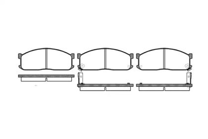 Передние тормозные колодки на Mazda E-Serie  Roadhouse 2244.02.