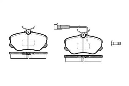 Переднї гальмівні колодки на Lancia Dedra  Roadhouse 2303.02.