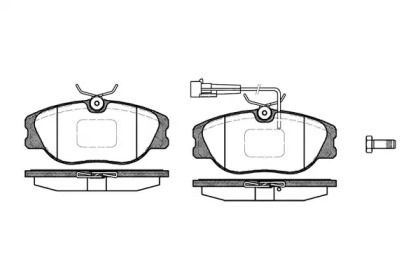 Переднї гальмівні колодки на Lancia Kappa  Roadhouse 2305.12.