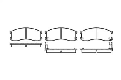Передние тормозные колодки на Mazda MPV  Roadhouse 2313.02.