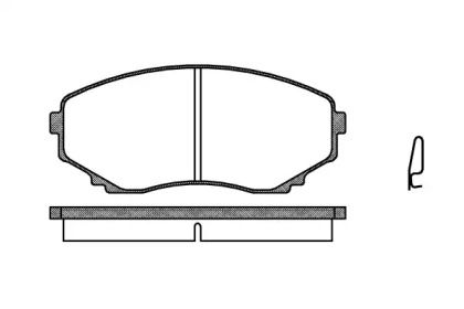 Переднї гальмівні колодки на Mazda MPV  Roadhouse 2397.00.