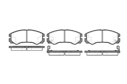 Переднї гальмівні колодки на Opel Frontera  Roadhouse 2425.02.