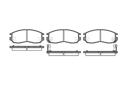 Передние тормозные колодки на Mitsubishi Eclipse  Roadhouse 2460.02.