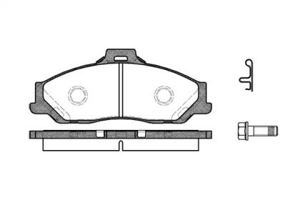 Передние тормозные колодки на Mazda BT-50  Roadhouse 2730.01.