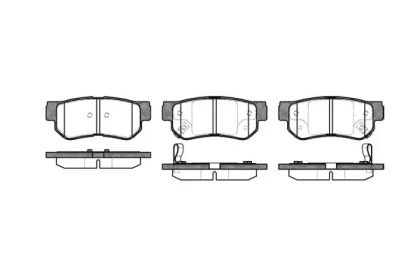 Заднї гальмівні колодки на Hyundai Sonata 6 Roadhouse 2746.02.