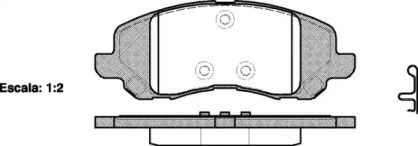 Переднї гальмівні колодки на Chrysler Stratus  Roadhouse 2804.20.