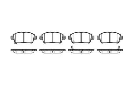 Переднї гальмівні колодки на Toyota Prius  Roadhouse 2971.02.