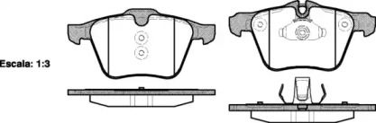 Передние тормозные колодки на Jaguar F-Type  Roadhouse 21217.00.