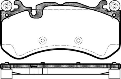Передние тормозные колодки на Mercedes-Benz W166 Roadhouse 21300.00.