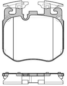 Переднї гальмівні колодки на BMW 750 Roadhouse 21690.00.