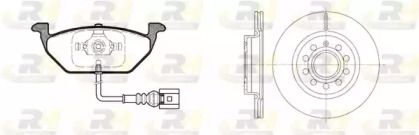 Комплект гальмівних дисків і колодок на Skoda Octavia A5  Roadhouse 8633.05.