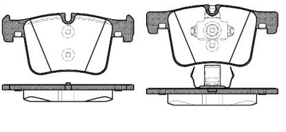 Передние тормозные колодки на BMW F30, F80 Remsa 1457.00.