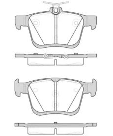 Задние тормозные колодки на Audi TT  Remsa 1516.00.