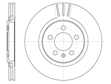 Вентилируемый передний тормозной диск на Сеат Толедо  Remsa 6293.10.