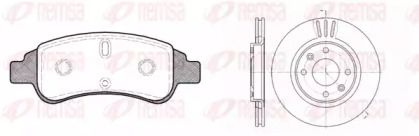 Комплект тормозных дисков и колодок Remsa 8840.02.