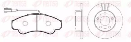 Комплект тормозных дисков и колодок Remsa 8959.00.