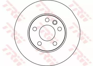 Гальмівний диск на Фольксваген Траспортер Т4 TRW DF2810.